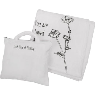 You are Loved 50" x 60" Travel Blanket with Carry Case