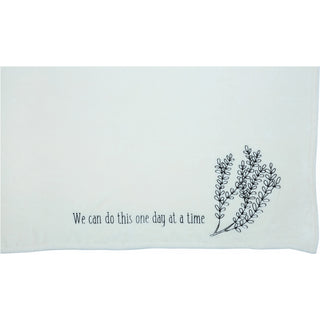 One Day at a Time 50" x 60" Travel Blanket with Carry Case