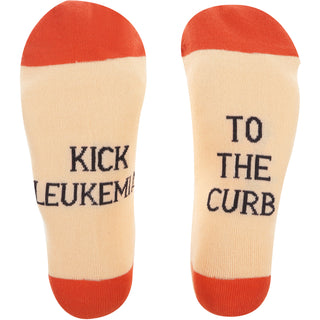 Leukemia Unisex Sock