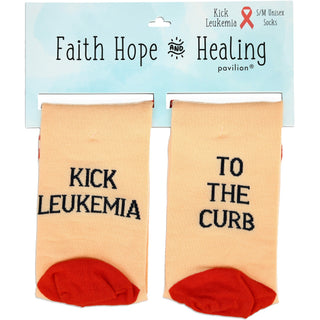 Leukemia S/M Unisex Sock