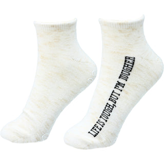 Life's Tough Low Cut, Moisturizing Gel Socks
Scent: Light Lavender