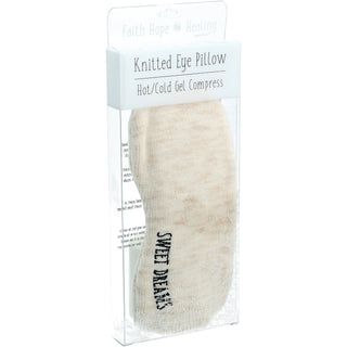 Sweet Dreams Knitted Eye Pillow
Hot or Cold Gel Compress