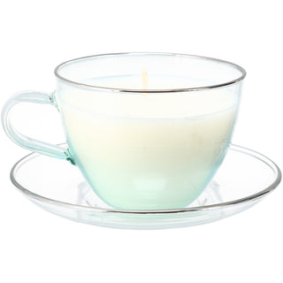 One Day 6 oz - 100% Soy Wax Teacup Candle with Saucer
Scent: Fresh Cotton