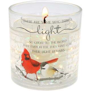 Light 5 oz Refillable Soy Wax Candle with LED Accents