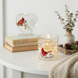 Light 5 oz Refillable Soy Wax Candle with LED Accents