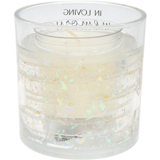 Memory 5 oz Refillable Soy Wax Candle with LED Accents