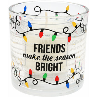 Lights 5 oz Refillable Soy Wax Candle with LED Accents