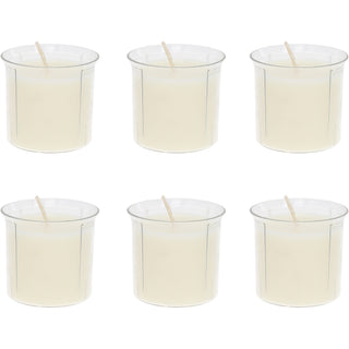 Candle Refills 100% Soy Wax Candle Inserts 6 Pieces