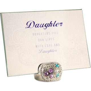 Daughter 5" x 7" Jeweled Photo Frame