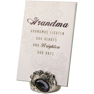 Grandma 4" x 6" Jeweled Photo Frame