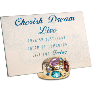 Cherish Dream, Live 5" x 7" Jeweled Photo Frame