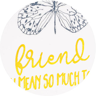 Friend 4.5" x 4.5" Plaque