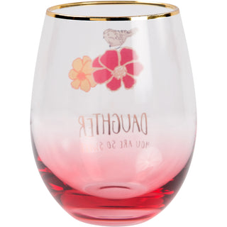 Daughter 18 oz Stemless Wine Glass