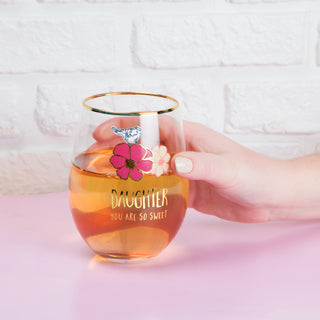 Daughter 18 oz Stemless Wine Glass