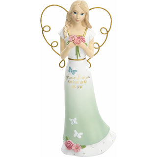 Grandma 6.5" Angel Holding Flowers