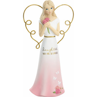 Daughter 5.5" Angel Holding Flowers