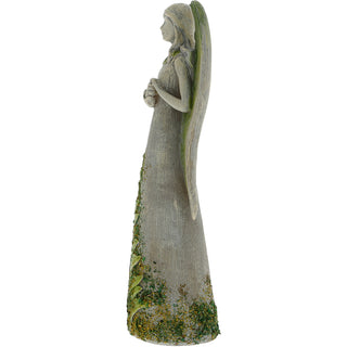 Fern 8.75" Angel holding a Bird