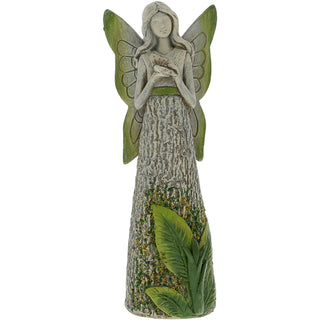 Leaves 7.25" Angel holding a Butterfly