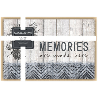 Memories 17.75" x 11.75" PVC Placemats
(Set of 4)