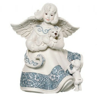 Ellaine 5" Angel with Puppies