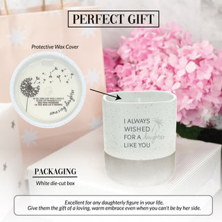 Daughter Like You 10 oz - 100% Soy Wax Reveal Candle
Scent: Tranquility