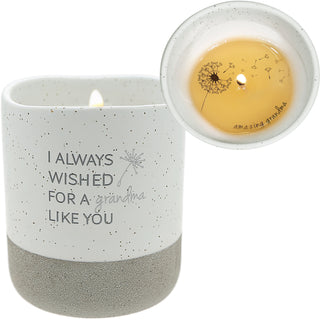 Grandma Like You 10 oz - 100% Soy Wax Reveal Candle Scent: Tranquility