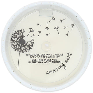 Aunt Like You 10 oz - 100% Soy Wax Reveal Candle
Scent: Tranquility