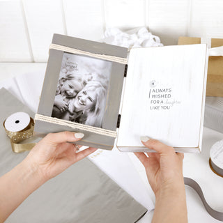 Daughter Like You 5.5" x 7.5" Hinged Sentiment Frame (Holds 4" x 6" Photo)