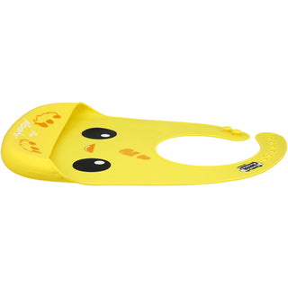 Yellow Mini Monster 12" Silicone Catch All Bib