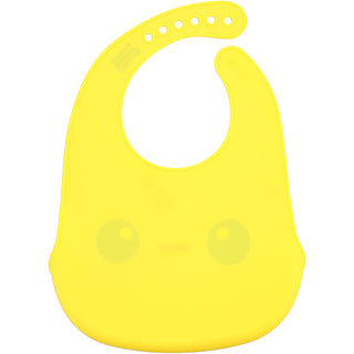 Yellow Mini Monster 12" Silicone Catch All Bib