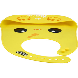 Yellow Mini Monster 12" Silicone Catch All Bib