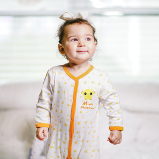 Yellow Mini Monster 0-6 Months Sleeper