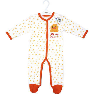 Orange Messy Monster 0-6 Months Sleeper