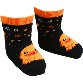 Orange Crawling Monster Non-slip Baby Socks