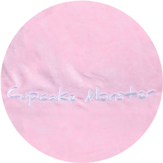 Pink Cupcake Monster 30" x 40" Coral Fleece Hooded Blanket