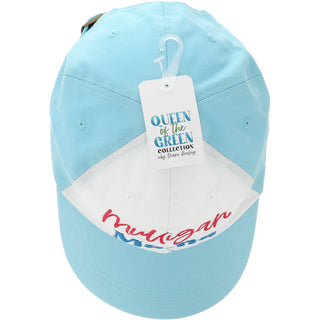 Mulligan Mama Light Teal with White Adjustable Hat