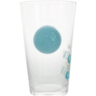 Queen of the Green 15 oz. Golf Ball Glass