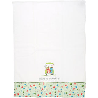 Daily Greens 100% Cotton Tea Towel