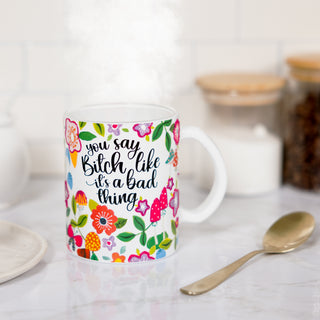 Bad Thing 18 oz Glass Mug