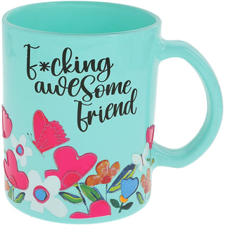 Awesome Friend 18 oz Glass Mug