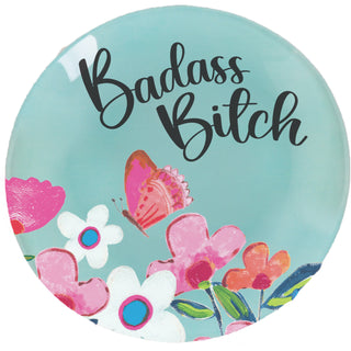 Badass Bitch 4" Glass Keepsake Dish