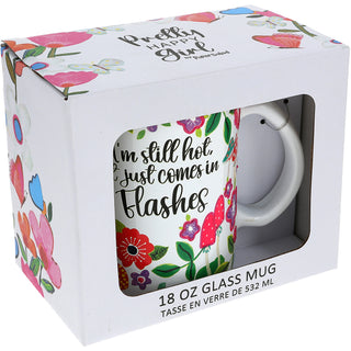 Flashes 18 oz Glass Mug