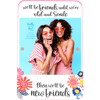 Friends 5.25" x 8" Acrylic Frame (Holds 4" x 6" or 5" x 7" Photo)