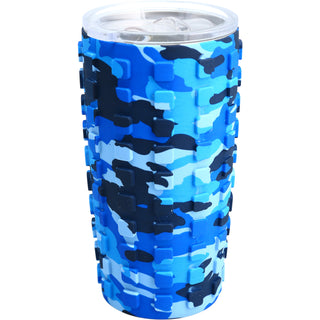 Papa Bear 20 oz Travel Tumbler with 3D Silicone Wrap