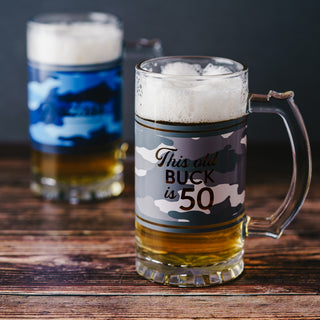 50 16 oz Glass Stein