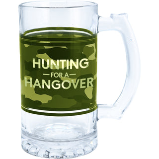 Hunting 16 oz Glass Stein