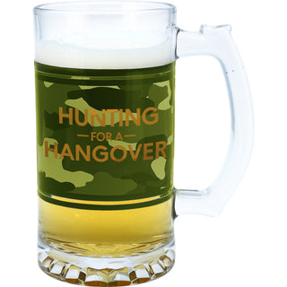 Hunting 16 oz Glass Stein