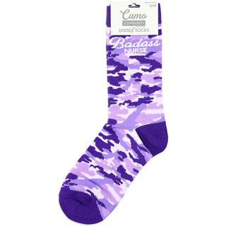 Badass Nurse Cotton Blend Sock