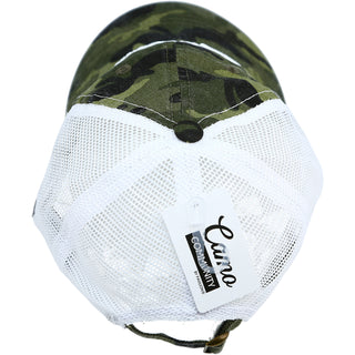 Badass Forever Green Camo Adjustable Mesh Hat