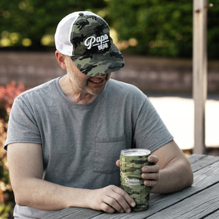 Badass Forever Green Camo Adjustable Mesh Hat